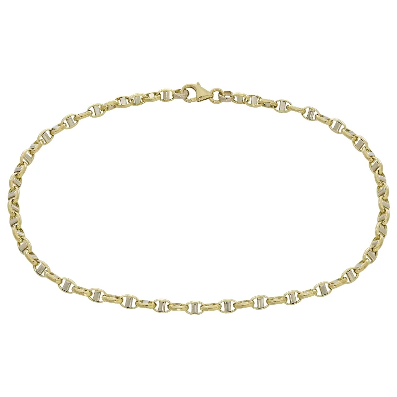 Pulsera en oro amarillo de 18 Kilates, 21 cm. de largo, 2.30 mm. de ancho