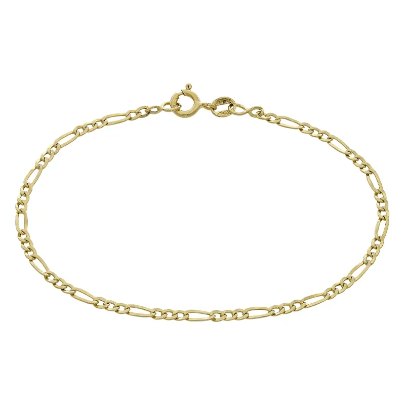 Pulsera en oro amarillo de 18 Kilates, 19 cm. de largo, 2.30 mm. de ancho