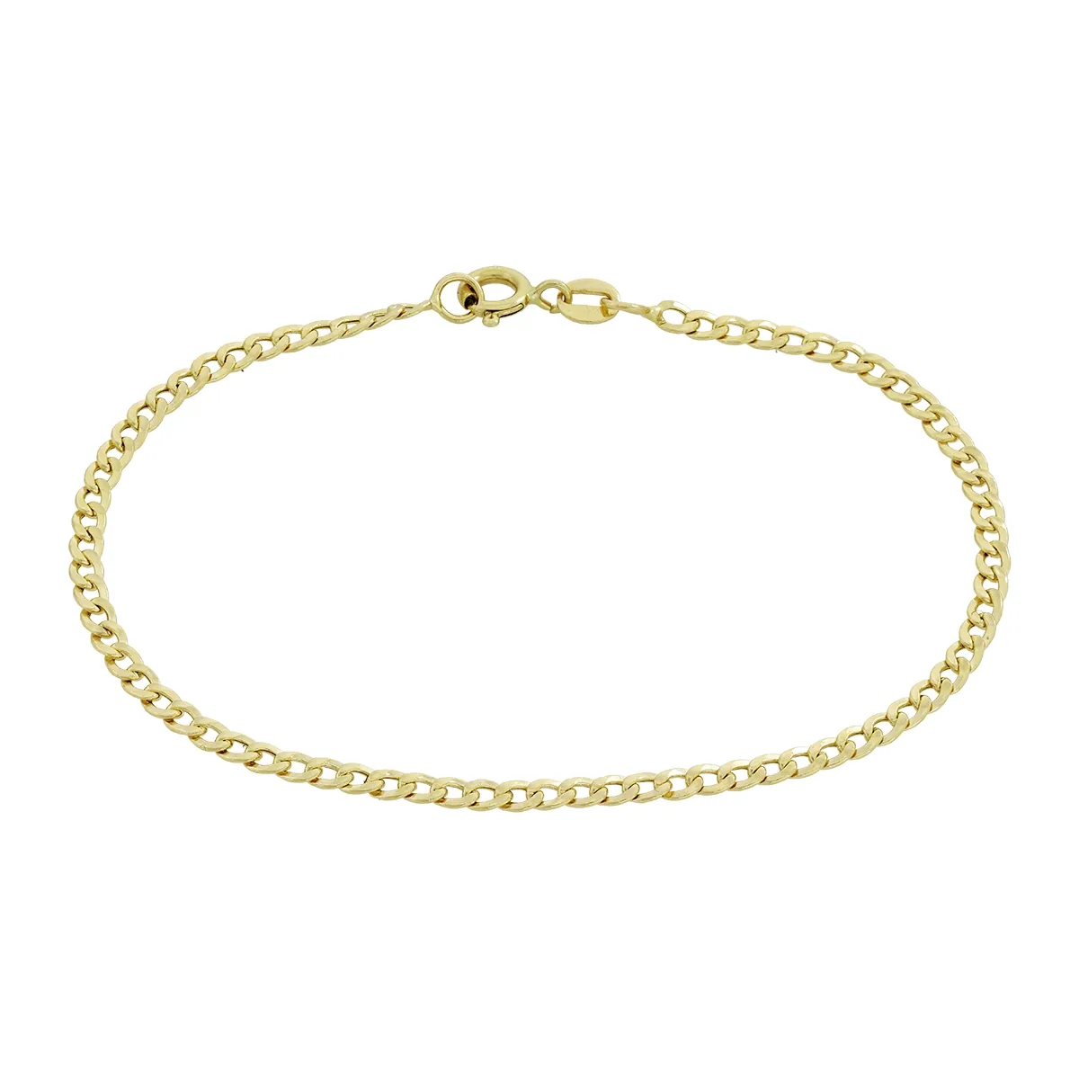 Pulsera en oro amarillo de 18 Kilates, 19 cm. de largo, 2.50 mm. de ancho