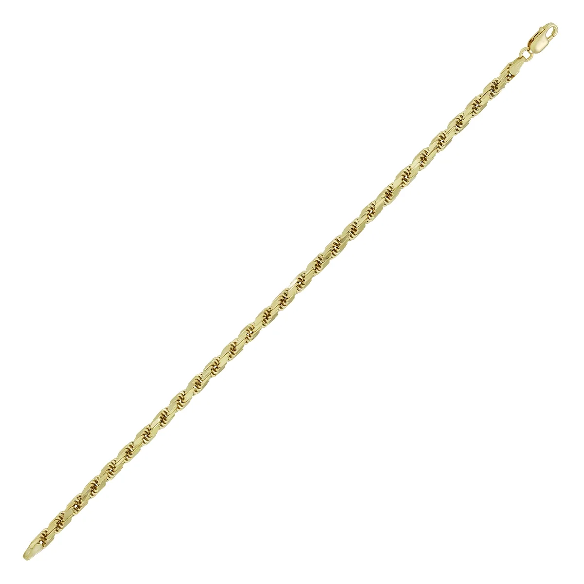Pulsera en oro amarillo de 18 Kilates, 18 cm. de largo, 3.50 mm. de ancho