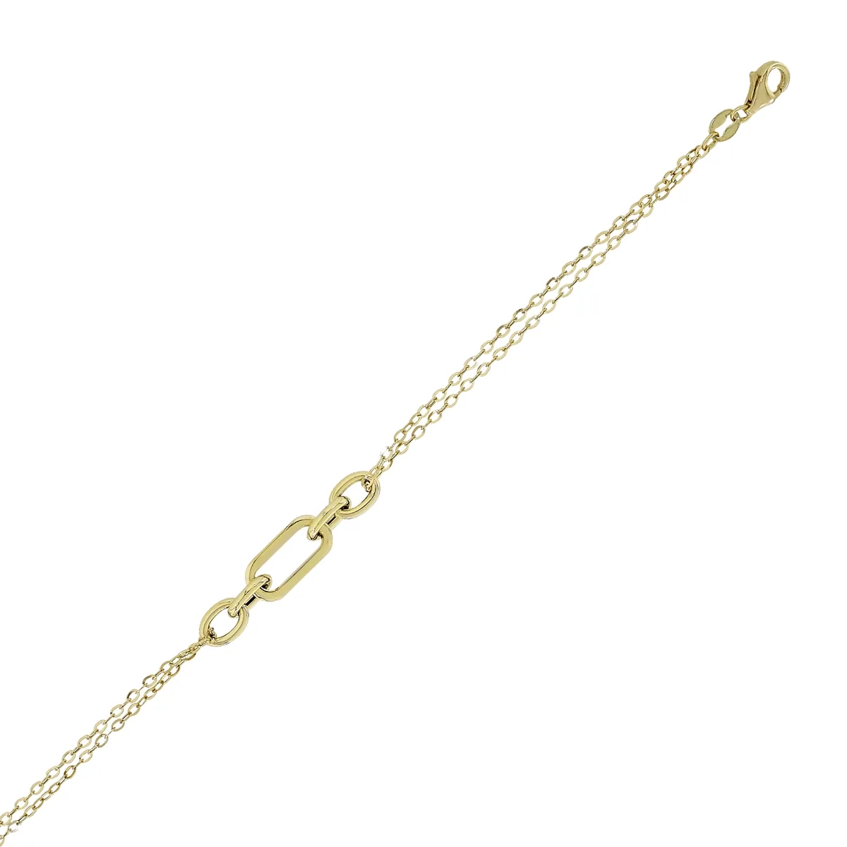 Pulsera en oro amarillo de 18 Kilates, 18 cm. de largo, 1.50 mm. de ancho