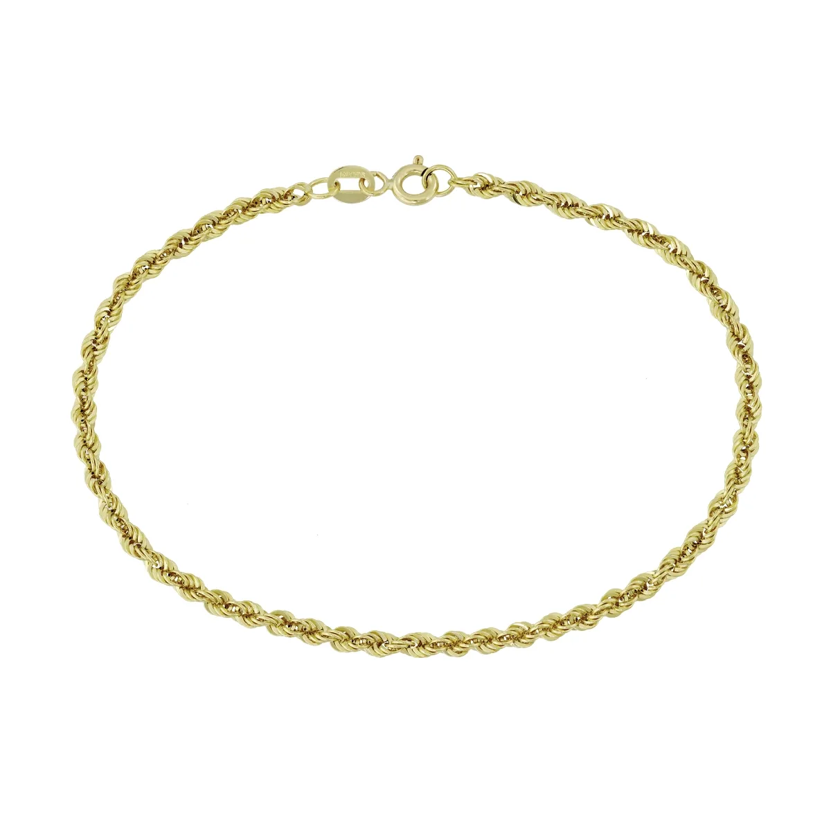 Pulsera en oro amarillo de 18 Kilates, 19 cm. de largo, 2.50 mm. de ancho