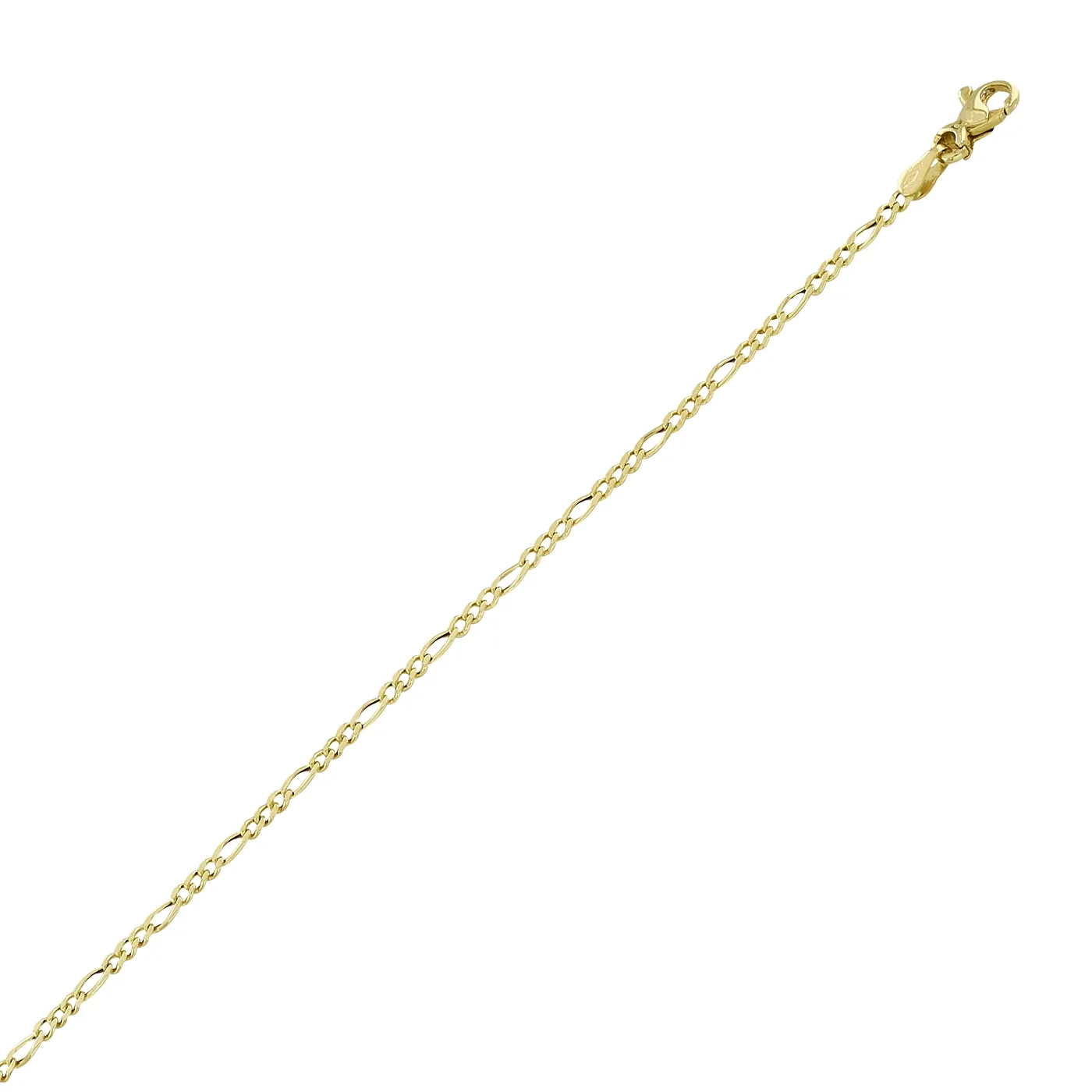 Pulsera en oro amarillo de 18 Kilates, 18 cm. de largo, 1.70 mm. de ancho