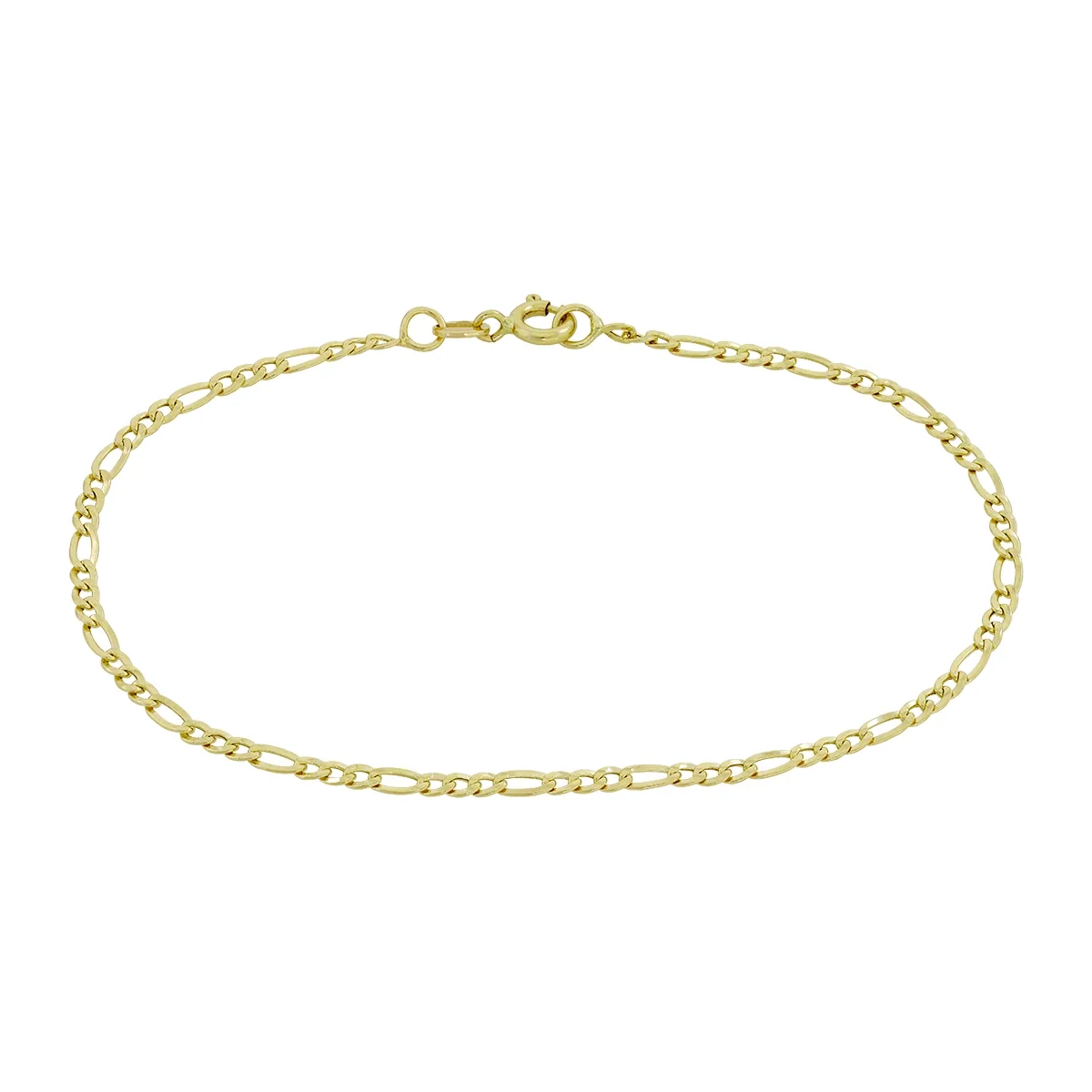 Pulsera en oro amarillo de 18 Kilates, 21 cm. de largo, 2 mm. de ancho