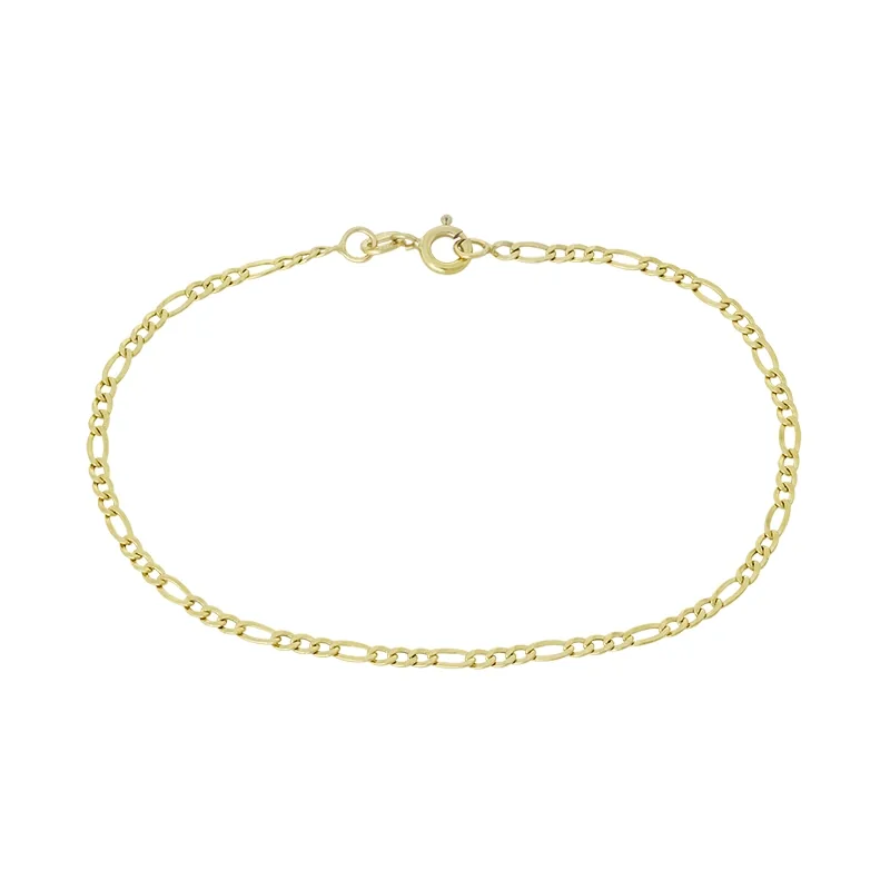 Pulsera en oro amarillo de 18 Kilates, 21 cm. de largo, 2.50 mm. de ancho