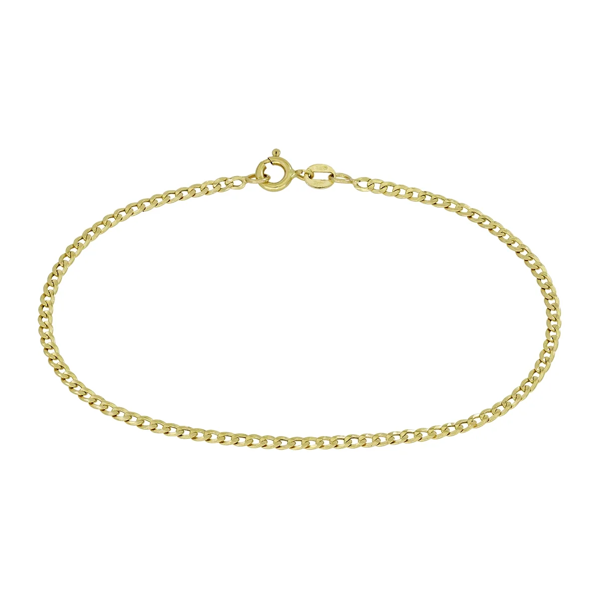 Pulsera en oro amarillo de 18 Kilates, 21 cm. de largo, 2.30 mm. de ancho