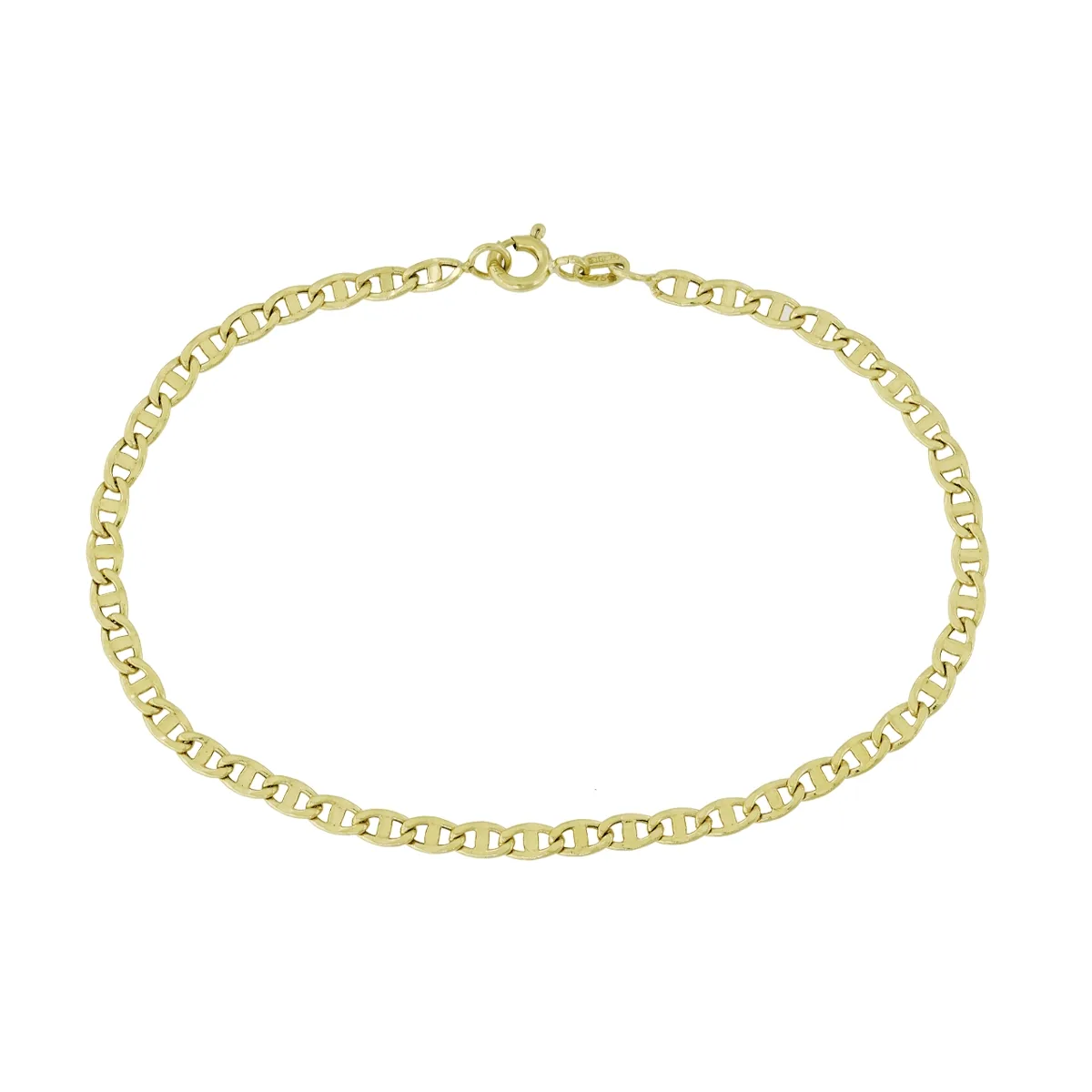 Pulsera en oro amarillo de 18 Kilates, 21 cm. de largo, 3.50 mm. de ancho