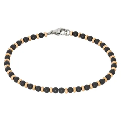 Pulsera en acero, 21.50 cm. de largo, 4 mm. de ancho - Colección Forza
