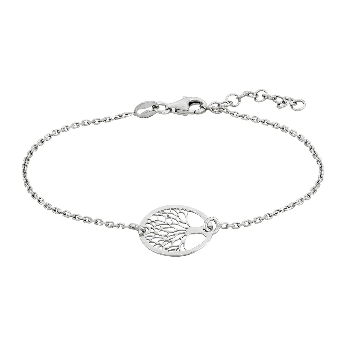 Pulsera de árbol de la vida en plata Ley 925 - Colección Sueños