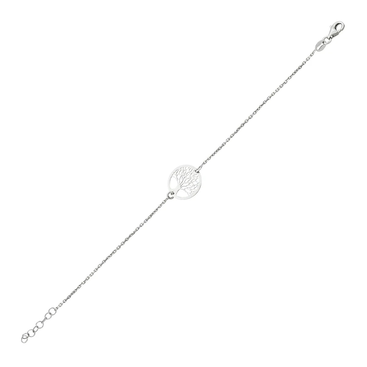 Pulsera de árbol de la vida en plata Ley 925 - Colección Sueños