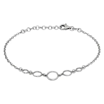 Pulsera en plata Ley 925, 17 cm. de largo - Colección Sueños