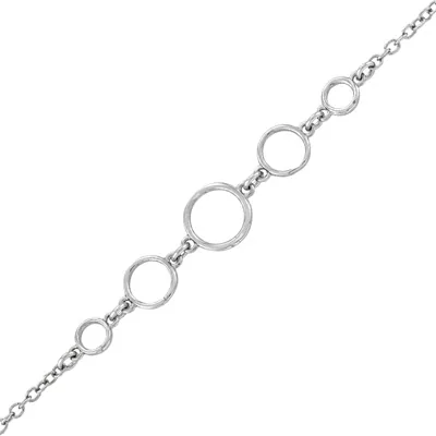 Pulsera en plata Ley 925, 17 cm. de largo - Colección Sueños
