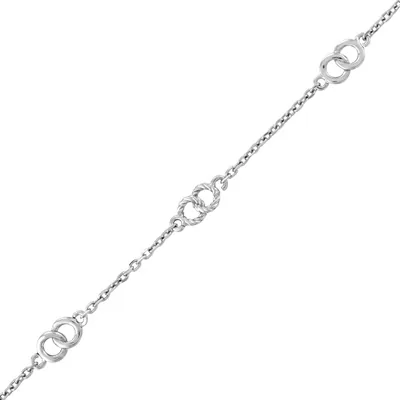 Pulsera en plata Ley 925, 18 cm. de largo - Colección Sueños