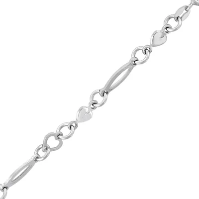 Pulsera en plata Ley 925, 18 cm. de largo - Colección Sueños