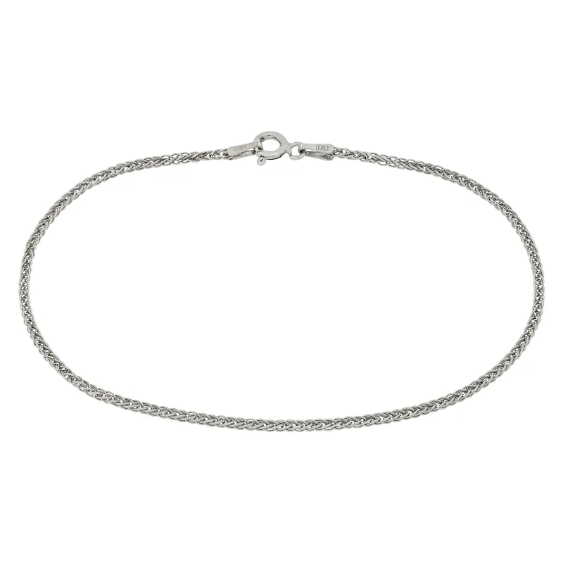 Pulsera en plata Ley 925, 19 cm. de largo, 1 mm. de ancho