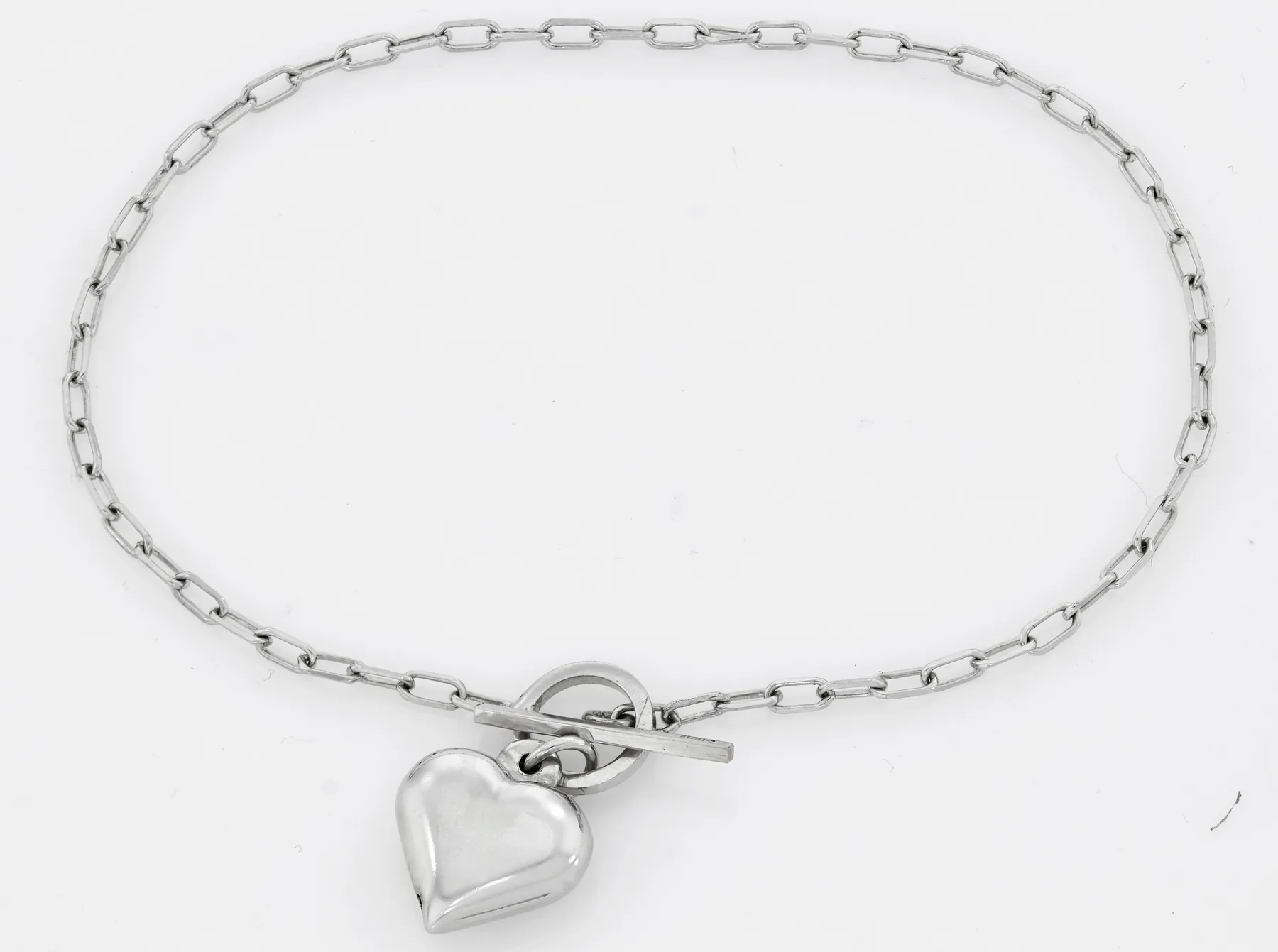 Pulsera de corazón en plata Ley 925 - Colección Sueños