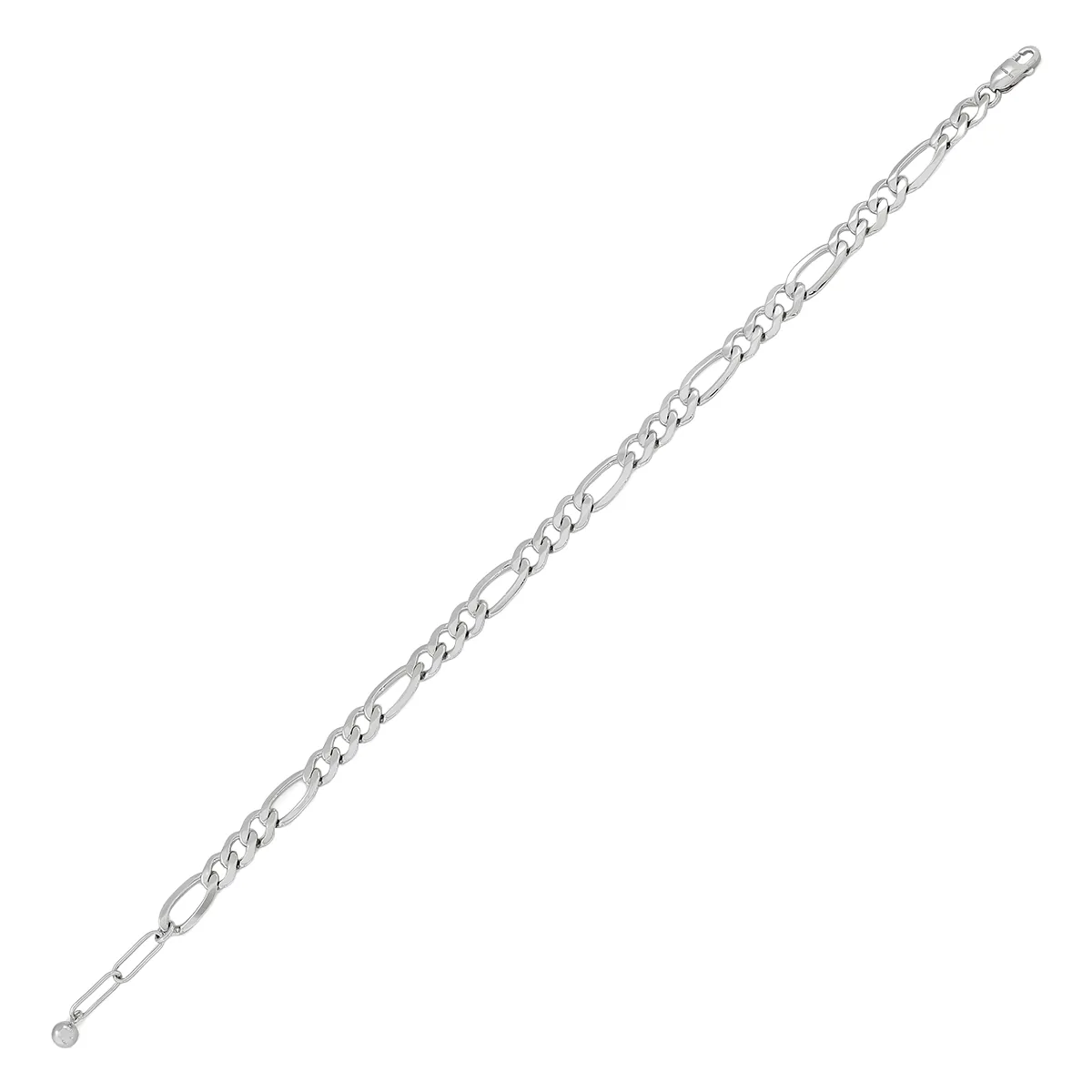 Pulsera en plata Ley 925, 19 cm. de largo, 6 mm. de ancho, de la coleccion Sueños