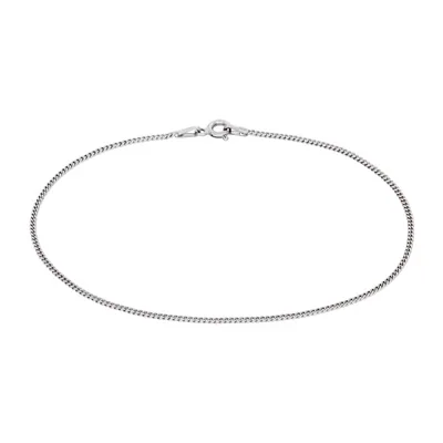 Pulsera en plata Ley 925, 21 cm. de largo, 1.40 mm. de ancho