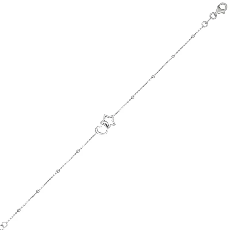 Pulsera en plata Ley 925, 17 cm. de largo, 0.50 mm. de ancho, de la coleccion Sueños