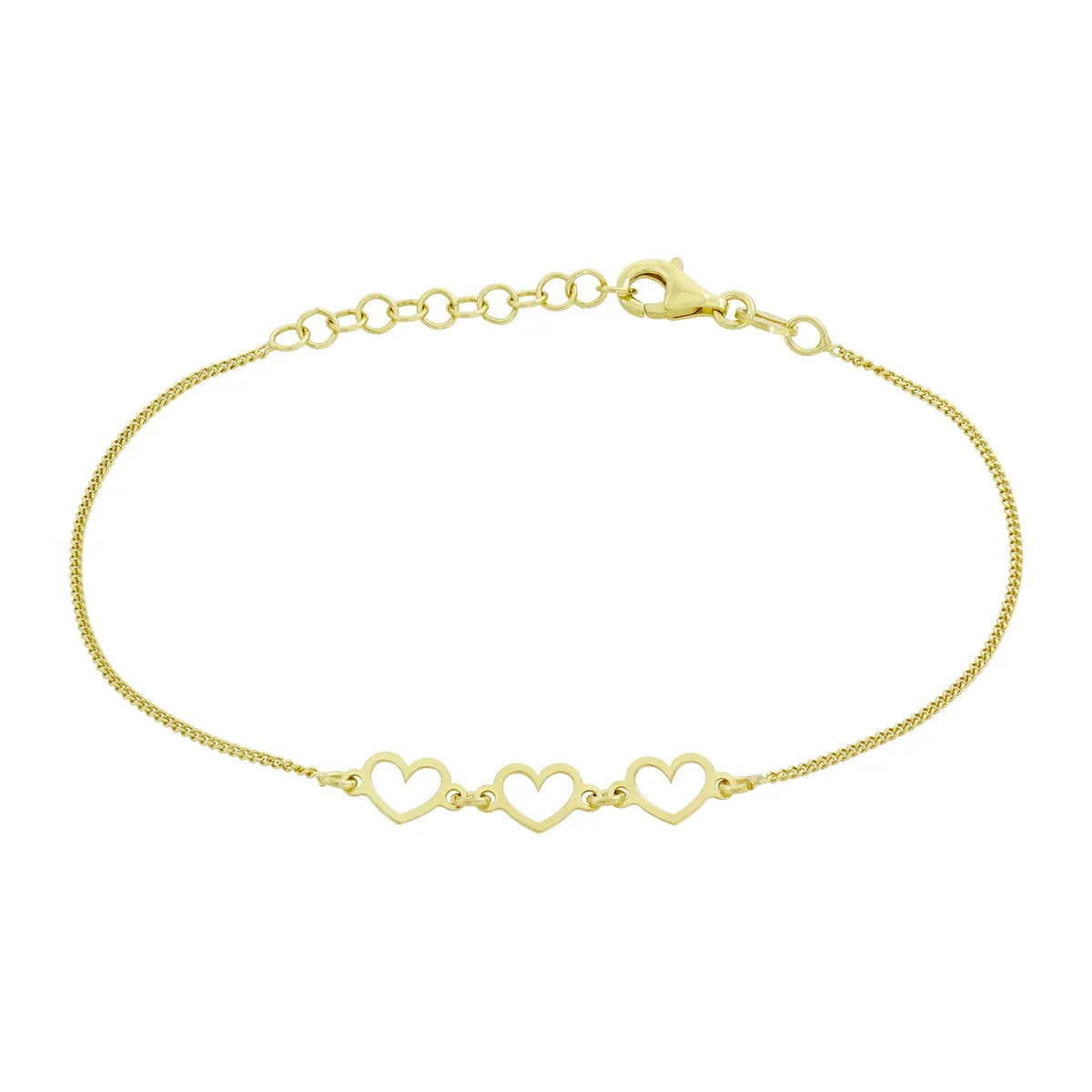 Pulsera en plata Ley 925, 17 cm. de largo, 1 mm. de ancho, de la coleccion Sueños