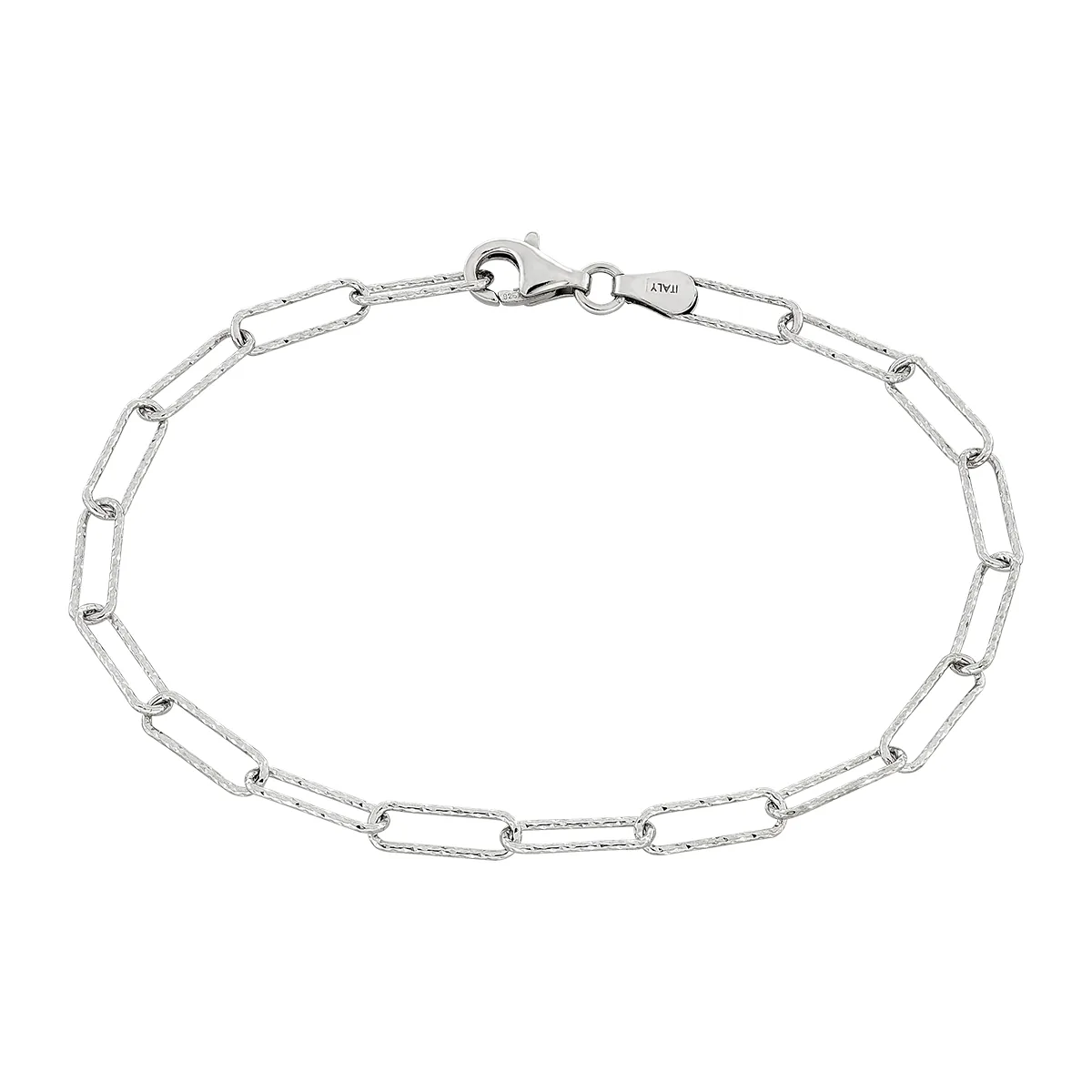 Pulsera en plata Ley 925 con visos, 19 cm. de largo - Colección Sueños