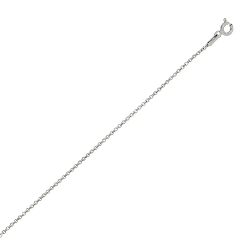 Pulsera en plata Ley 925, 19 cm. de largo, 1 mm. de ancho