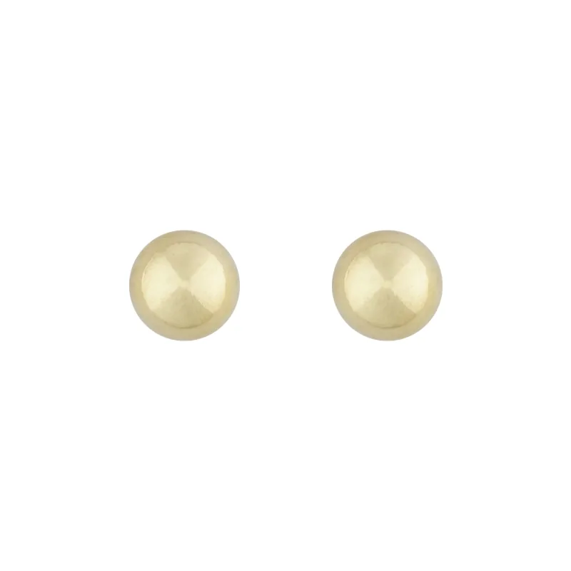 Topos en oro amarillo de 18 Kilates, Bola, 8 mm. de ancho