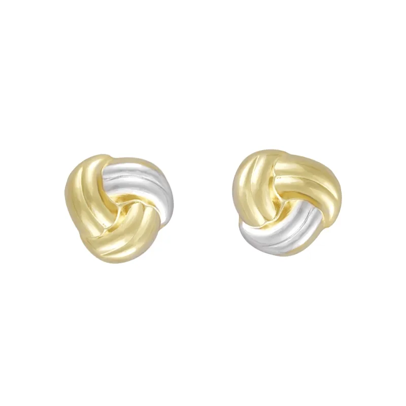 Topos en oro amarillo de 18 Kilates, Nudo, 8 mm. de ancho
