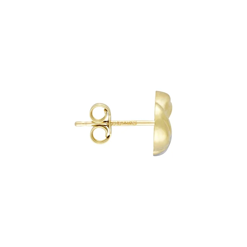 Topos en oro amarillo de 18 Kilates, Nudo, 8 mm. de ancho