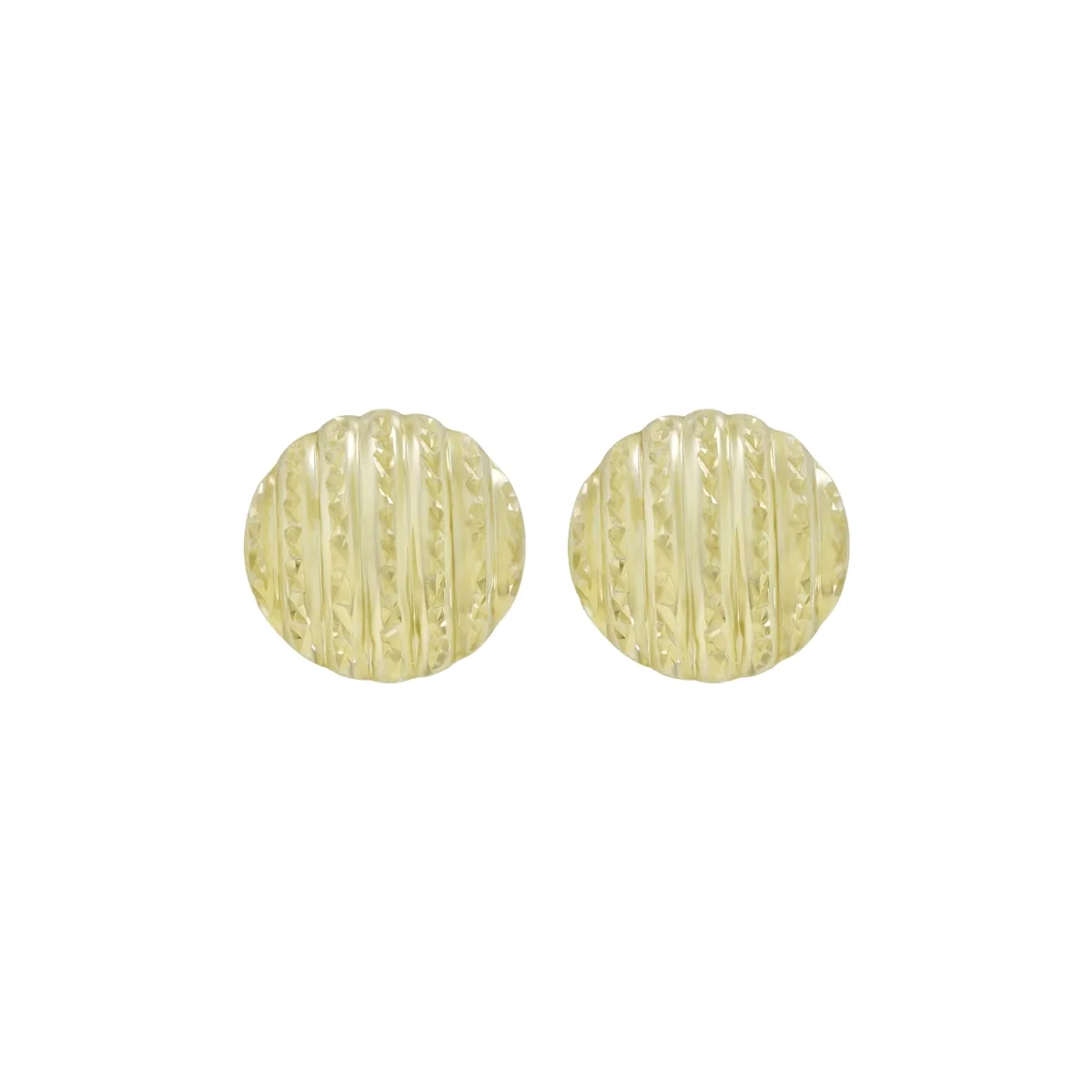 Topos en oro amarillo de 18 Kilates con visos, Figuras geométricas