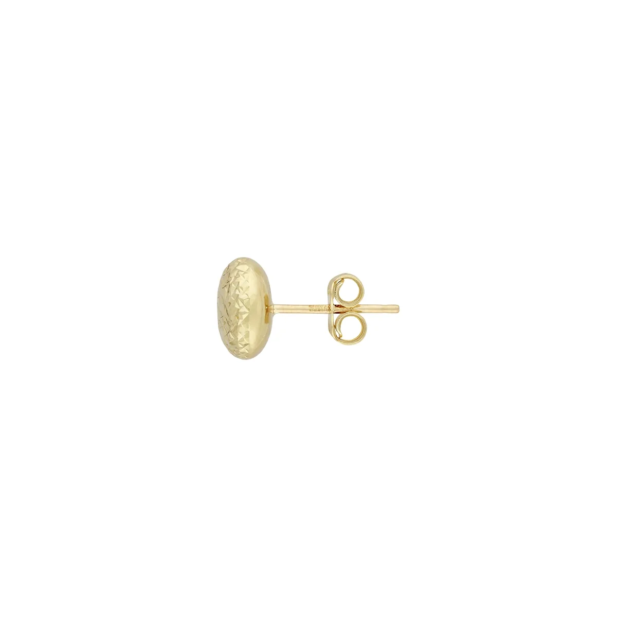 Topos en oro amarillo de 18 Kilates con visos, Figuras geométricas, 8.50 mm. de ancho