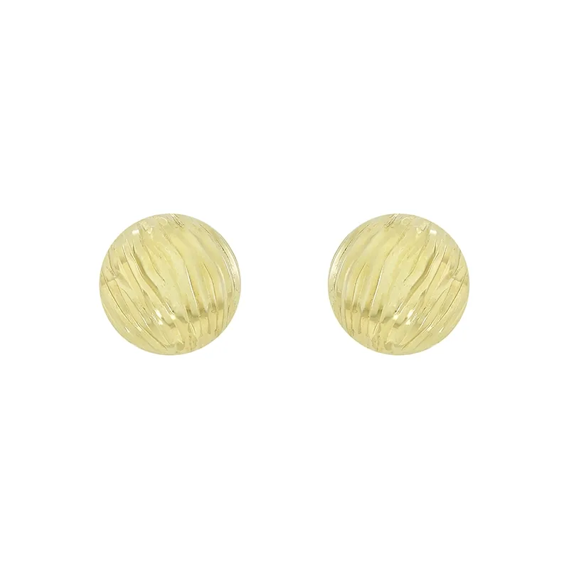 Topos en oro amarillo de 18 Kilates con visos, Figuras geométricas, 7 mm. de ancho