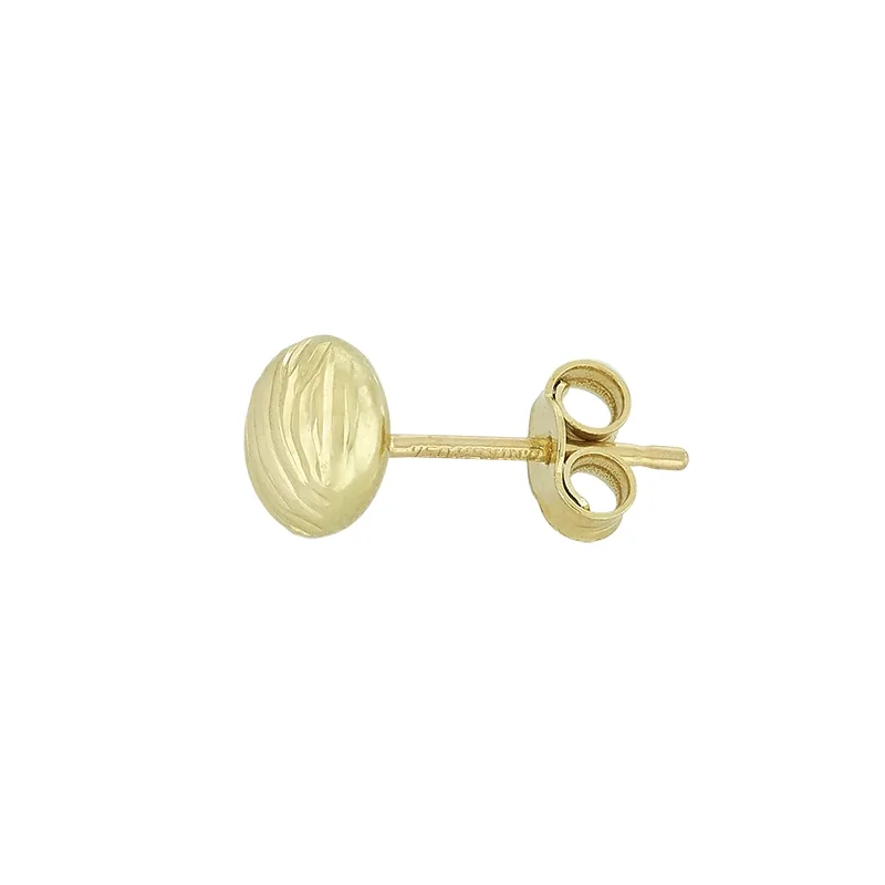 Topos en oro amarillo de 18 Kilates con visos, Figuras geométricas, 5 mm. de ancho