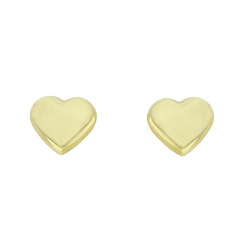 Topos en oro amarillo de 18 Kilates, Corazón, 5 mm. de ancho