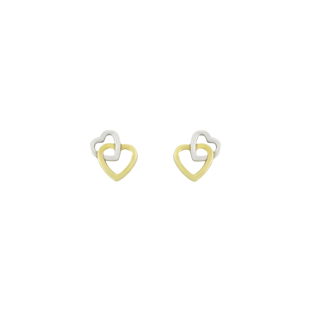 Topos en oro amarillo de 18 Kilates, Corazón