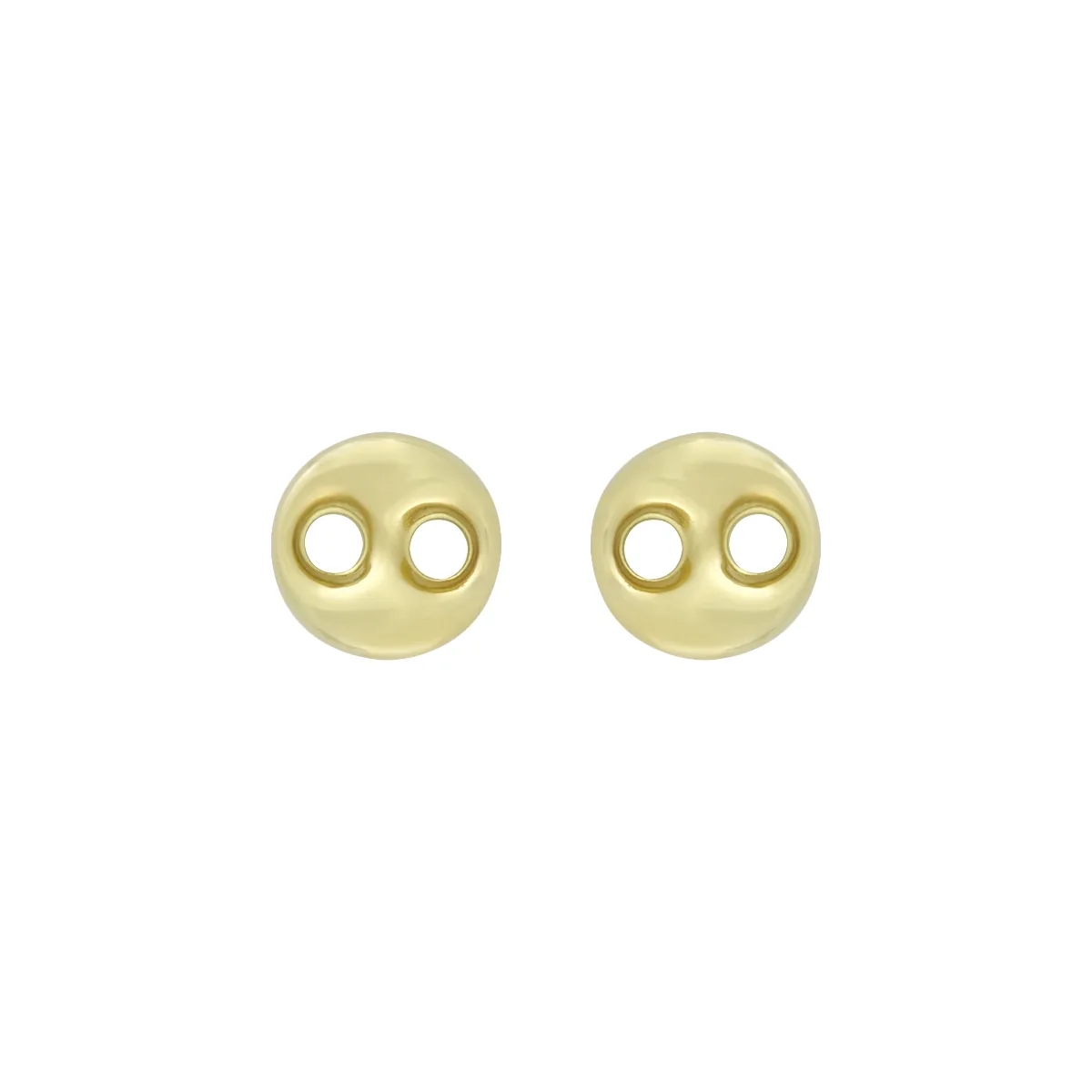 Topos en oro amarillo de 18 Kilates, Boton