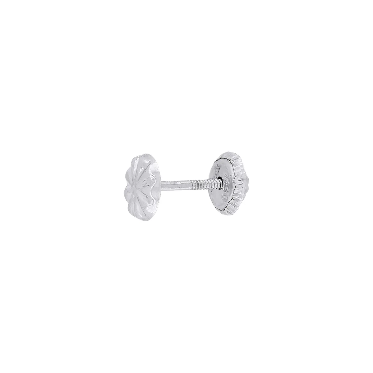 Topos en oro blanco de 18 Kilates, Figuras geométricas, 5 mm. de ancho