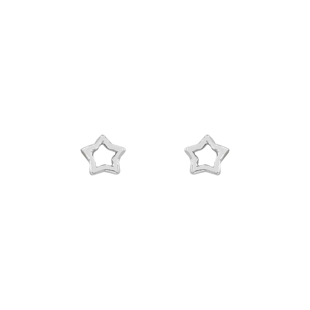 Topos en plata Ley 925, Estrella, 4.50 mm. de ancho, de la coleccion Sueños