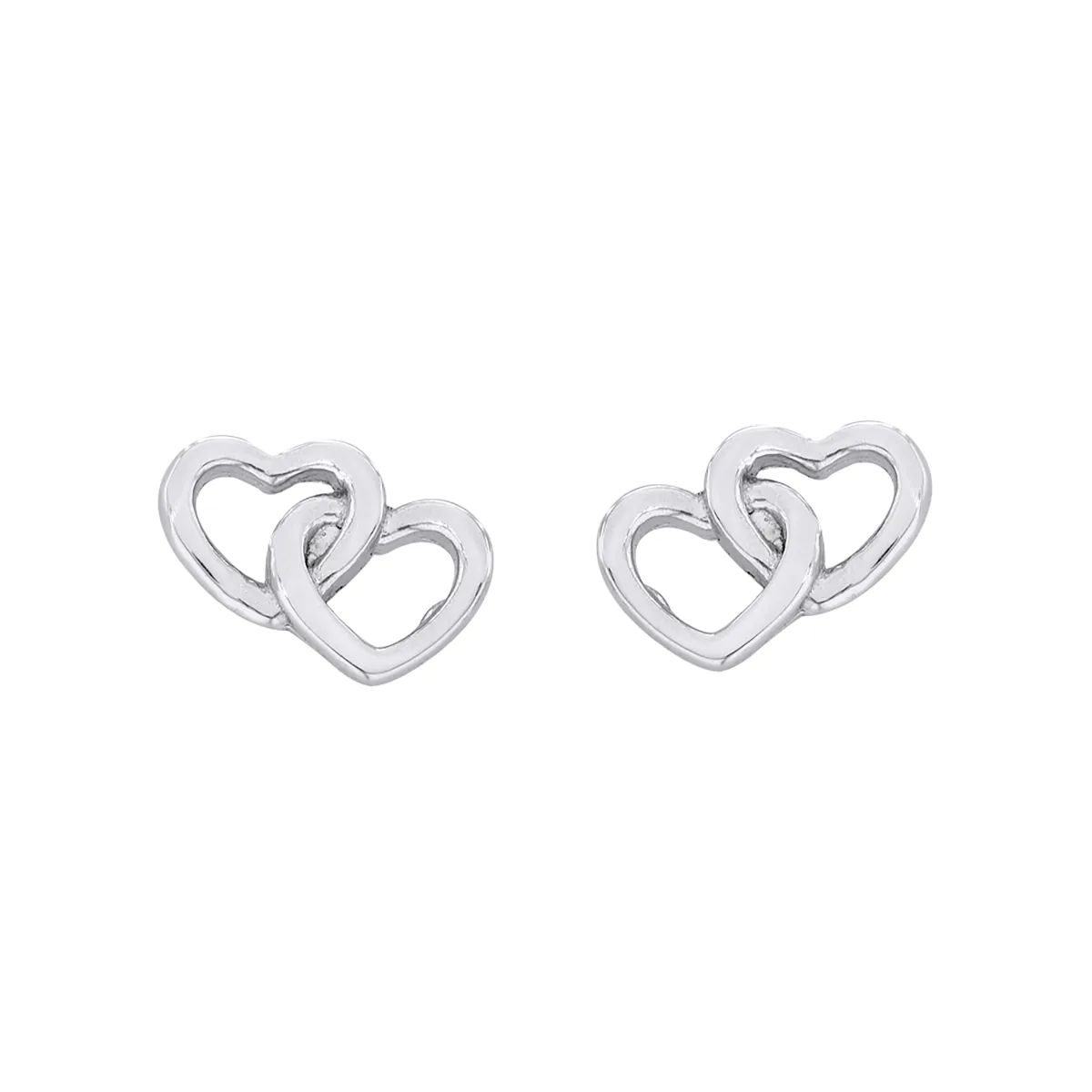 Topos de corazones en plata Ley 925 - Coleccion Sueños