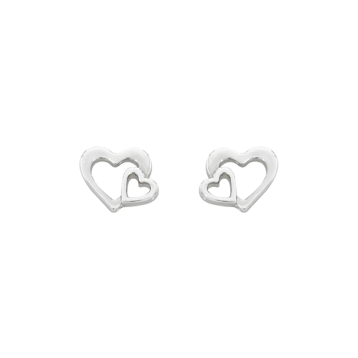 Topos en plata Ley 925, Corazón, de la coleccion Sueños