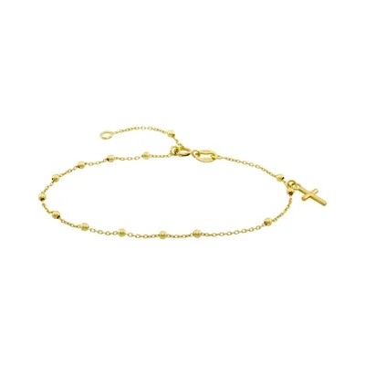 Pulsera en oro amarillo de 18 Kilates, 15 cm. de largo, 0.50 mm. de ancho