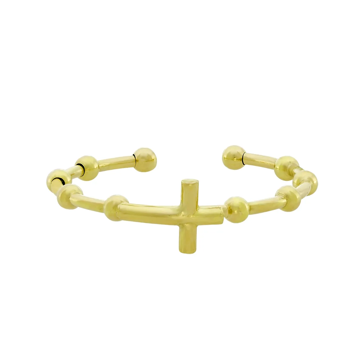 Anillo en oro amarillo de 18 Kilates, 5 cm. de largo, 5 mm. de ancho