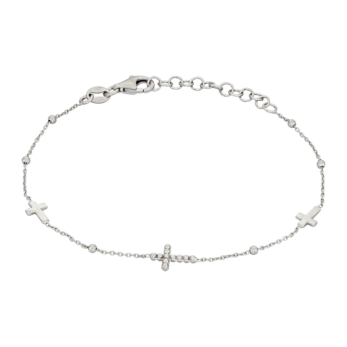 Pulsera en plata Ley 925, 16 cm. de largo, 1 mm. de ancho, de la coleccion Sueños