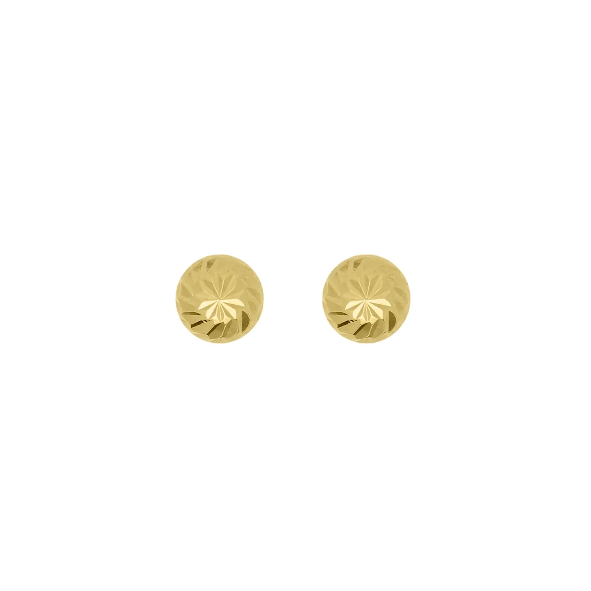 Topos en oro amarillo de 18 Kilates con visos, Figuras geométricas, 4 mm. de ancho