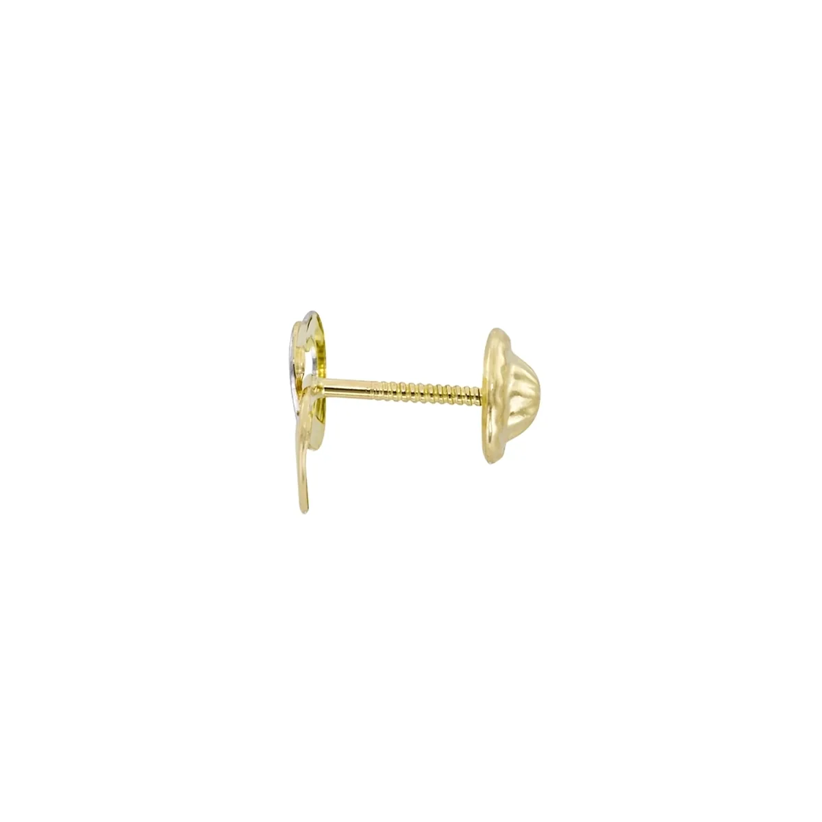 Topos en oro amarillo de 18 Kilates, Corazón, 4.50 mm. de ancho