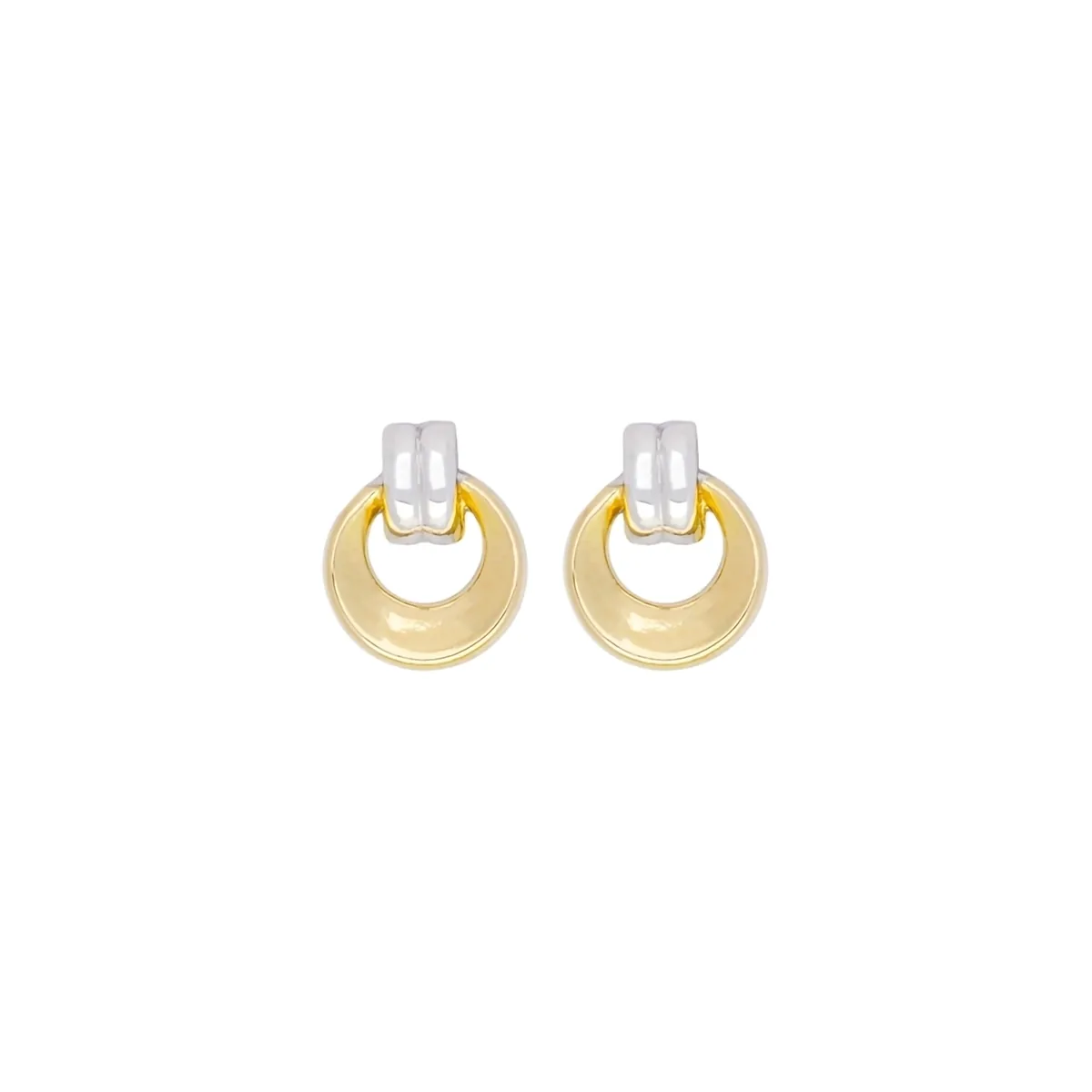 Topos en oro amarillo de 18 Kilates, Figuras geométricas, 5.50 mm. de ancho