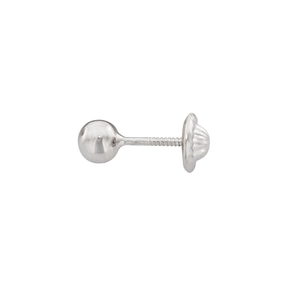 Topos en oro blanco de 18 Kilates, Figuras geométricas, 4 mm. de ancho