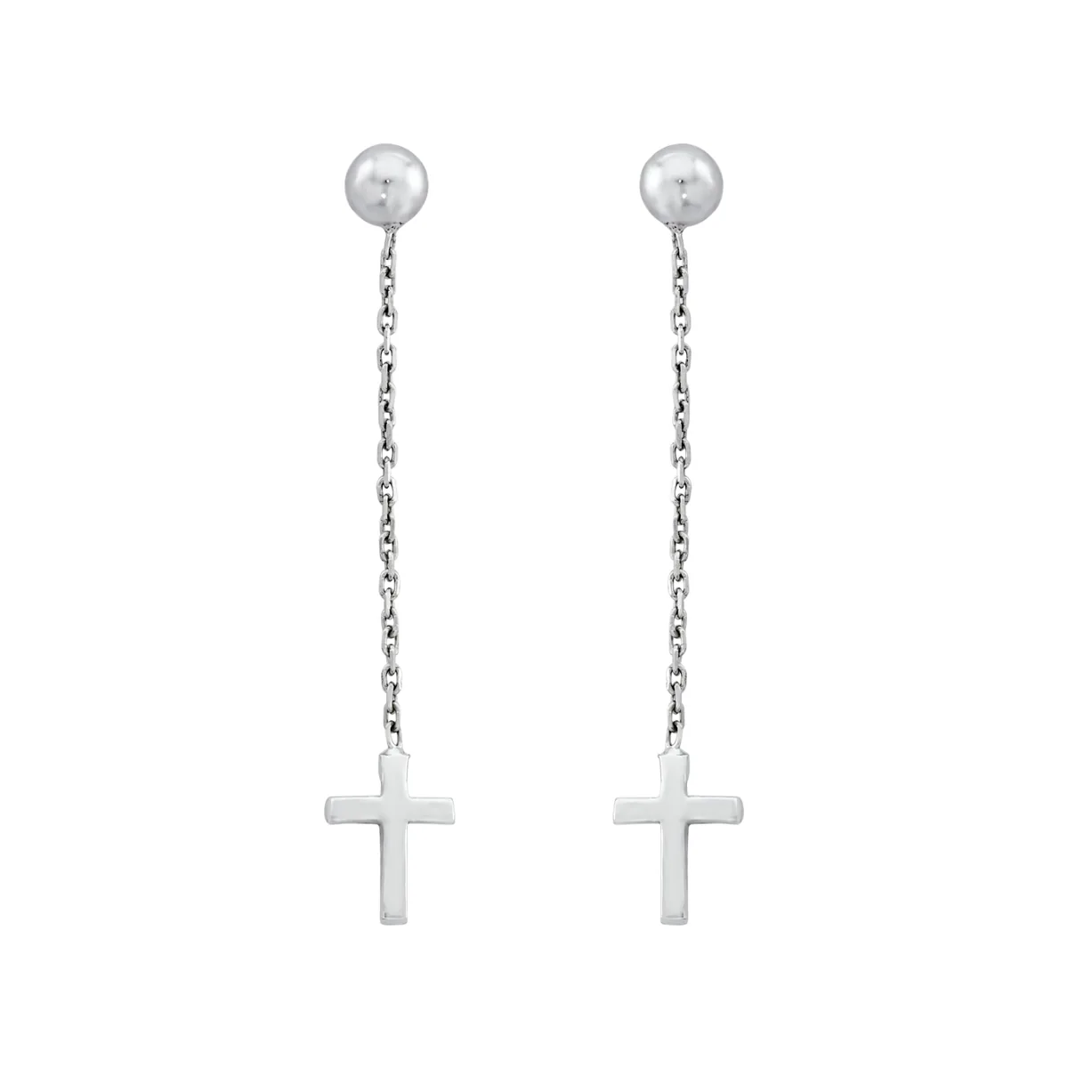 Aretes en plata Ley 925, Tiras, de la coleccion Sueños