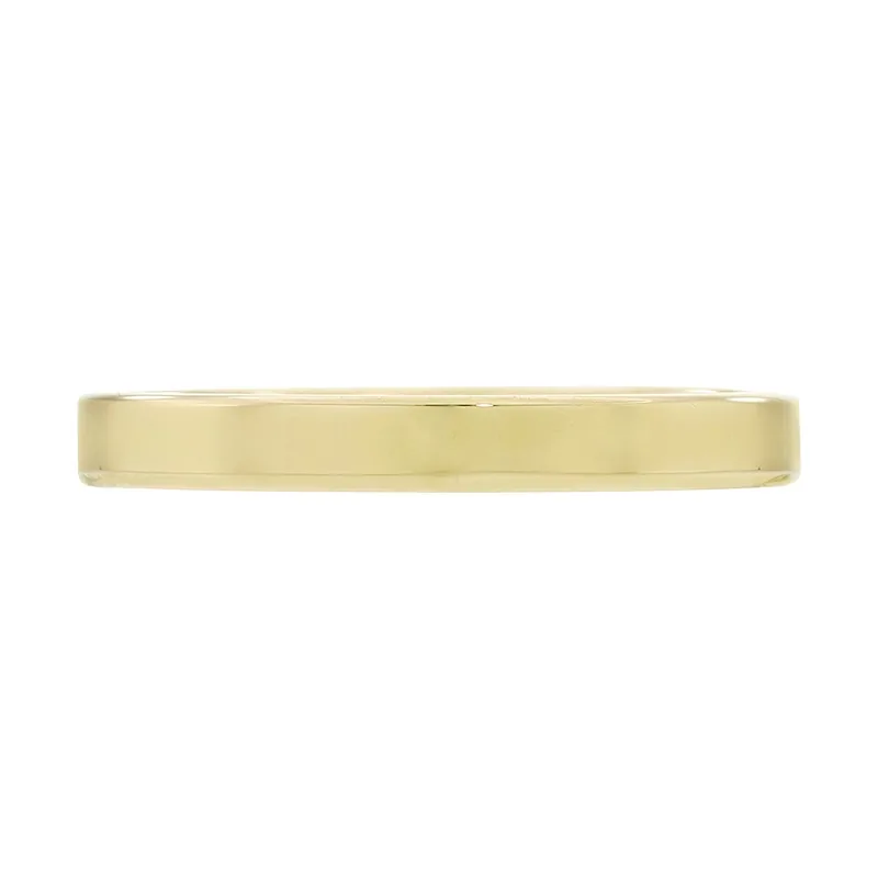 Argolla en oro amarillo de 18 Kilates, Plana, 3 mm. de ancho