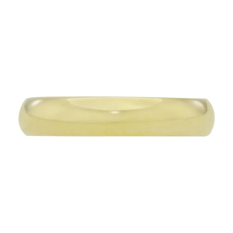 Argolla en oro amarillo de 18 Kilates, 1/2 caña, 5 mm. de ancho